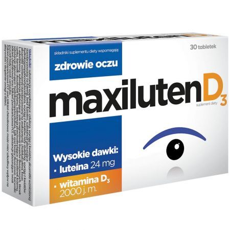 Maxiluten D3 tabletki, 30 tbl