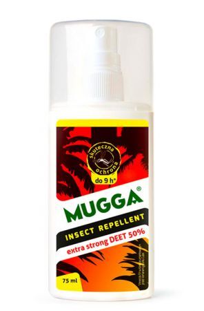 Mugga Spray na komary i klescze 50% DEET, 75 ml