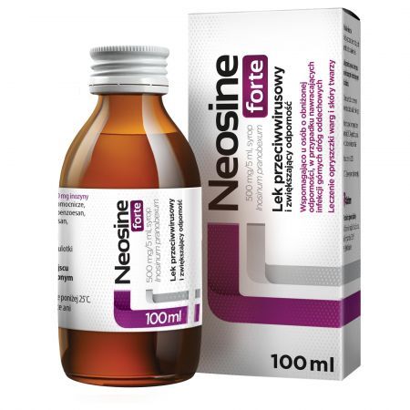 Neosine forte syrop 500 mg / 5 ml, 100 ml