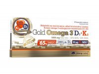 Olimp Gold Omega 3 D3+K2 kapsułki, 30 kaps.