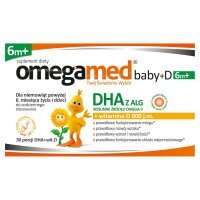 Omegamed Baby+D 6m+ Suplement diety 18,12 g (30 x 604 mg)