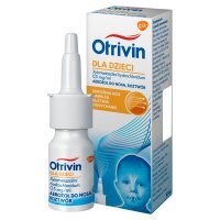 Otrivin 0,05% aerozol do nosa dla dzieci 0,5 mg/ml, 10 ml