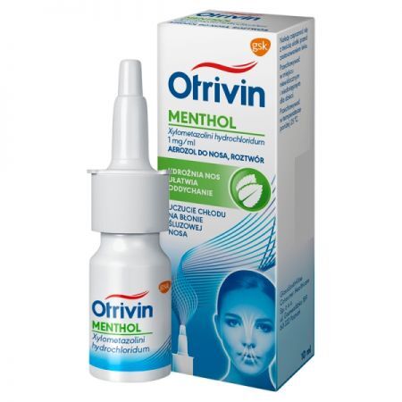 Otrivin Menthol 0,1% aerozol do nosa, 10 ml