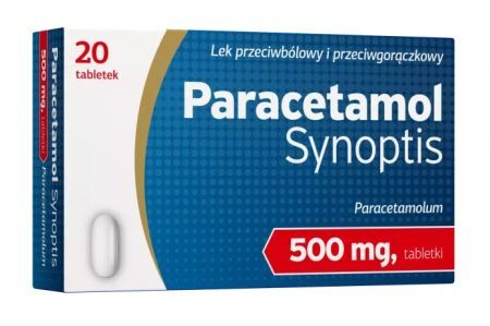 Paracetamol APTEO MED tabletki 500 mg, 20 tbl