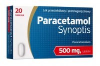 Paracetamol Synoptis tabletki 500 mg, 20 tbl