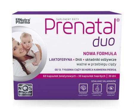 Prenatal DUO tabletki + kapsułki, 30 tbl + 60 kaps.
