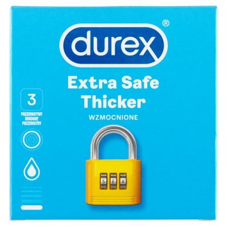 Prezerwatywy DUREX Extra Safe, 3 szt.