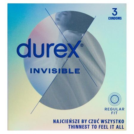 Prezerwatywy DUREX Invisible, 3 szt.