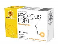 Propolis Forte o smaku pomarańczowym tabletki do ssania, 30 tbl