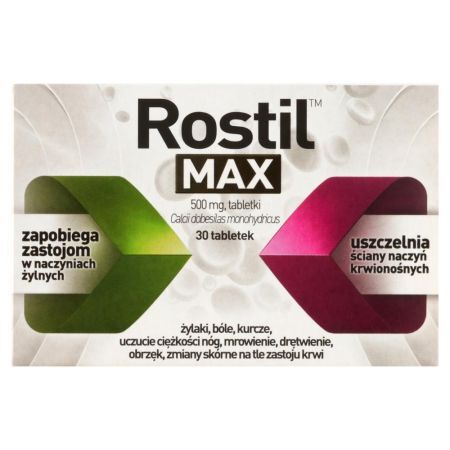 Rostil Max 500 mg Tabletki 30 sztuk