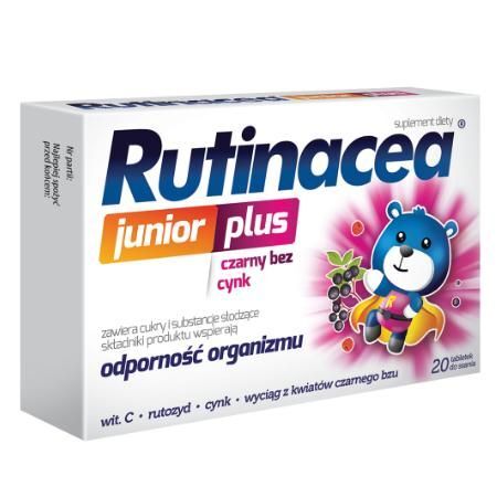 Rutinacea Junior Plus tabletki do ssania, 20 tbl