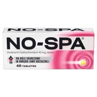 Sanofi No-Spa 40 mg Tabletki 40 sztuk
