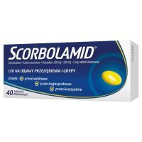 Scorbolamid tabletki drażowane, 40 tbl