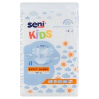 Seni Kids Junior Super Wyrób medyczny pieluchomajtki dla dzieci 30 sztuk