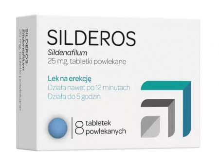 Silderos tabletki powlekane 25 mg APTEO, 8 tbl