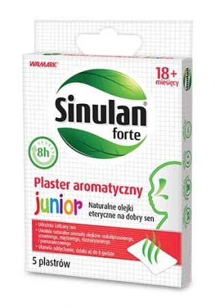 Sinulan Forte plaster aromatyczny JUNIOR, 5 szt.