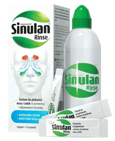 Sinulan Rinse - zestaw do płukania nosa i zatok