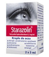 Starazolin krople do oczu 0,5 mg/ml, 2 x 5 ml