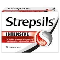 Strepsils Intensive Tabletki do ssania 36 sztuk