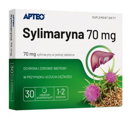 Sylimaryna 70 mg APTEO tabletki powlekane, 30 tbl