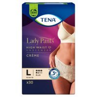TENA Lady Pants Crème Plus Bielizna chłonna dla kobiet L 30 sztuk