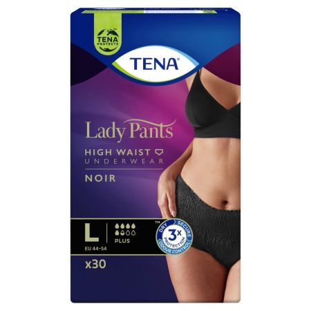 TENA Lady Pants Plus Noir L, 30 szt.