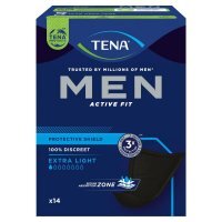 TENA Men Extra Light Black Wkłady anatomiczne 14 sztuk