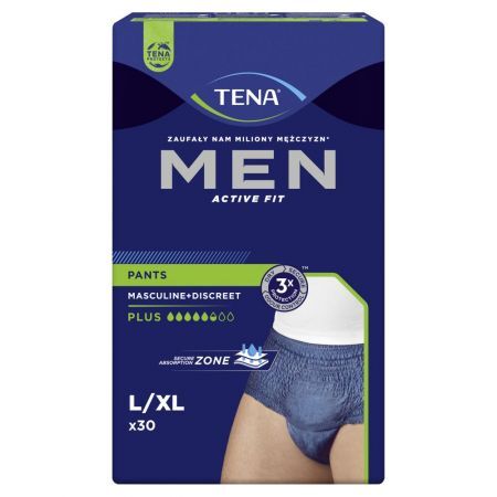 TENA Men Pants Plus L, 30 szt.