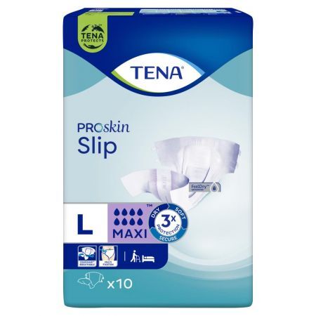 TENA ProSkin Slip Maxi Wyrób medyczny pieluchomajtki L 10 sztuk