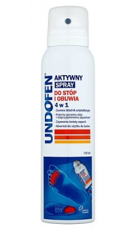 Undofen Aktywny Spray do stóp i obuwia 4w1, 150 ml