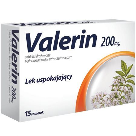 Valerin tabletki drażowane 200 mg, 15 tbl