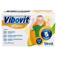 Vibovit Bobas Suplement diety smak waniliowy 60 g (30 sztuk)