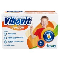 Vibovit Junior Suplement diety smak pomarańczowy 60 g (30 sztuk)