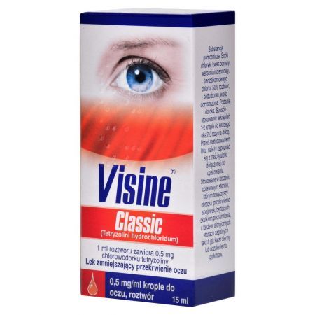 Visine Classic Lek zmniejszający przekrwienie oczu 15 ml