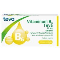 Vitaminum B₆ 50 mg Tabletki 50 sztuk