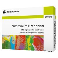Vitaminum E Medana 200 mg x 20 kaps. elast.