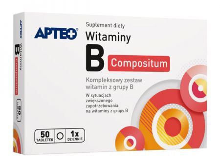 Witaminy B compositum APTEO tabletki powlekane, 50 tbl