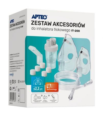 Zestaw akcesoriów do inhalatora tłokowego IT-200 APTEO